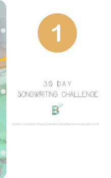 Preview of 30 Day Songwriting Challenge