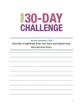 30 days writing challenge