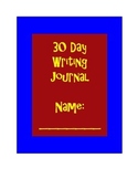 30 Day Writing Journal
