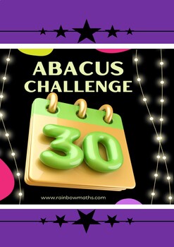 Preview of 30 Day challenge Abacus Soroban Mental Maths