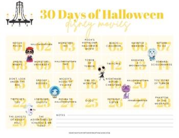 Preview of 30 Days To Halloween Disney Style