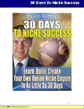 Preview of 30 Days To Niche Success