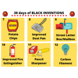 30 Days of Black Inventions: Printable Flash Cards