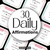 30 Days of Daily Affirmation Cards - Positivity and Empowerment