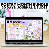 30 Days of National Poetry Month - PPT and Journal