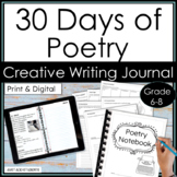 Poetry Writing Activities Unit for 30 Days of Poetry