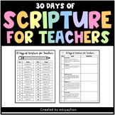 30 Days of Scripture for Teachers