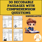 30 Decodable Reading Passages with Comprehension Questions