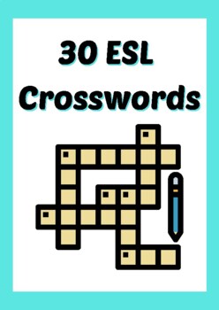 Preview of 30 ESL Vocabulary Crosswords