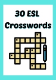 30 ESL Vocabulary Crosswords