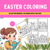 30 Easter bunny coloring pages printables for kids | Sprin