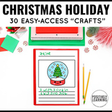 30 Easy Christmas "Crafts" for Special Education | Low Prep