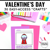 30 Easy Valentine's Day "Crafts" for Special Education | Low Prep