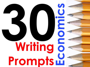 Preview of 30 Economics Writing Prompts