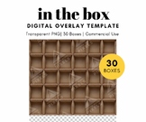 30 Empty Cardboard Box Template, PNG, In the Box Photograp