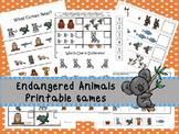30 Endangered Animals Games Download. Games and Activities