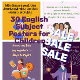 30 English Subject Engaging Posters for Children: Ultimate