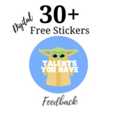 30 FREE Digital Stickers!!!