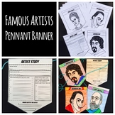 30 Famous Artists Pennant Banner