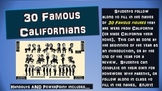 30 Famous Californians "bobblehead style": fun PPT activit