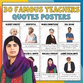 30 Famous Teachers Quotes Posters | Inspirational Educator
