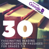 30 Fascinating Reading Passages for Grade 7-9