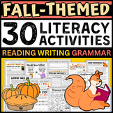 30 Fun FALL Literacy Activities – Autumn Reading Writing a