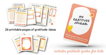 Preview of 30 Gratitude Prompts for Kids