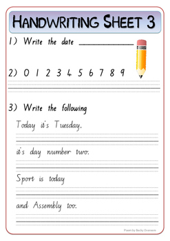 Handwriting Practice Worksheet  Handwriting practice worksheets, Handwriting  worksheets for kids, Handwriting practice