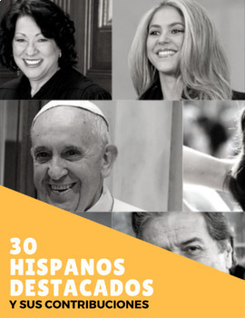 Preview of 30 Hispanos Destacados - Biographies for Hispanic Heritage Month (SPA & ENG)