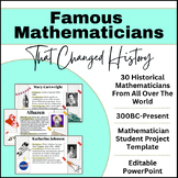 30 Historical Mathematician Slides & Student Project_Multi