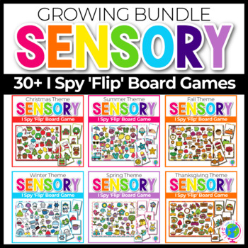 Preview of 30+ I Spy 'Flip' Board Games: HUGE BUNDLE