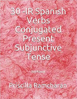 Preview of 30 -IR Spanish Verbs Conjugated Present Subjunctive Tense