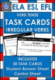 30 IRREGULAR Past Tense Verbs - TASK CARDS