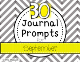 30 Journal Prompts for September {Daily Writing}