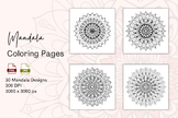 30 Mandala Designs Coloring Pages