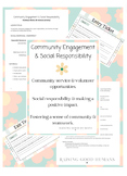 30 Minute Community Engagement and Social Responsibility Lesson