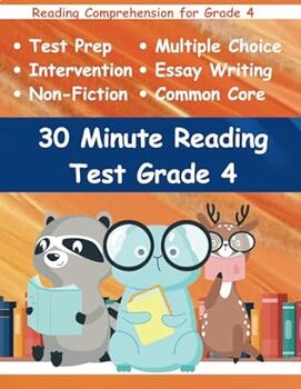 Preview of 30 Minute Reading Test Prep for Reading Comprehension with Essay Writing