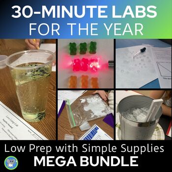 Preview of 30 Minute Science Lab Activities | Hands-On Experiment Bundle | Reading Passages