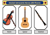 30 Musical Instruments Names with Pictures for Preschool, 