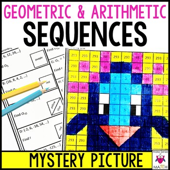 Preview of Arithmetic and Geometric Sequences Activity