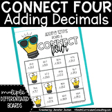 Connect Four Adding Decimals Game | TEKS 4.4a