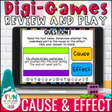 Cause & Effect Digital Review Game & Interactive Activity 