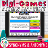 Synonyms & Antonyms Digital Review Game & Interactive Acti