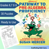 30 Engaging Cross Number Puzzles: Order of Operations, Per