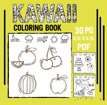 30 Printable Big Kawaii Adventure Coloring Pages - Cute and Fun Book ...