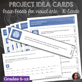 30 Project Idea Prompts Task Cards for Middle or High Scho