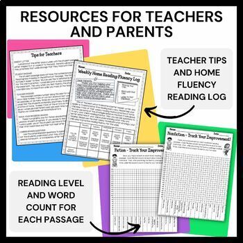 Reading Fluency Passages And Prehension 3rd Grade By