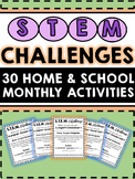 STEM Challenges Bundle - 30 For School or Home {Monthly} R