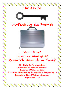 Preview of 30+ Samples Un-Packing the Prompt- PARCC-Based